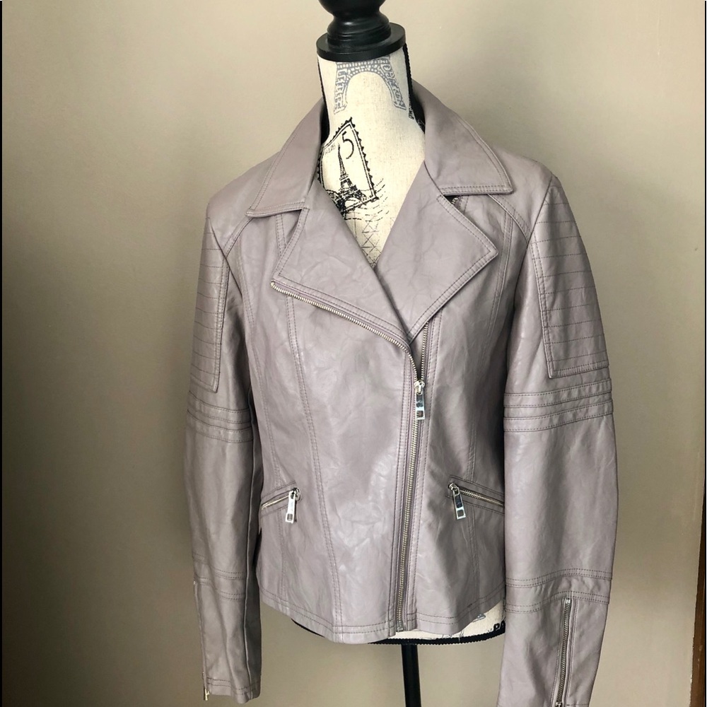 Ana Faux Leather Jacket